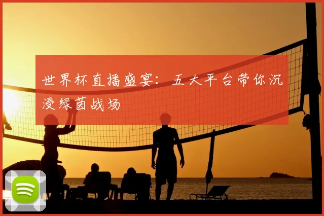 世界杯直播盛宴:五大平台带你沉浸绿茵战场