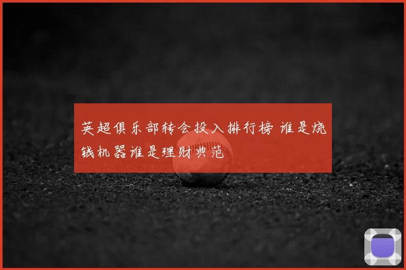 英超俱乐部转会投入排行榜 谁是烧钱机器谁是理财典范